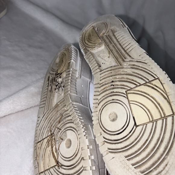 Nike Air Force 1 Pixel Triple White AF1 Low Shoes Women Size 8 CK6649-100 Retro - Picture 7 of 10